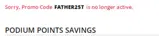 FATHER25T coupon verification screenshot