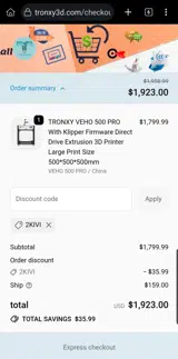 2KIVI coupon verification screenshot