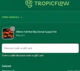 fish15 coupon verification screenshot