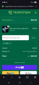 Free coupon verification screenshot