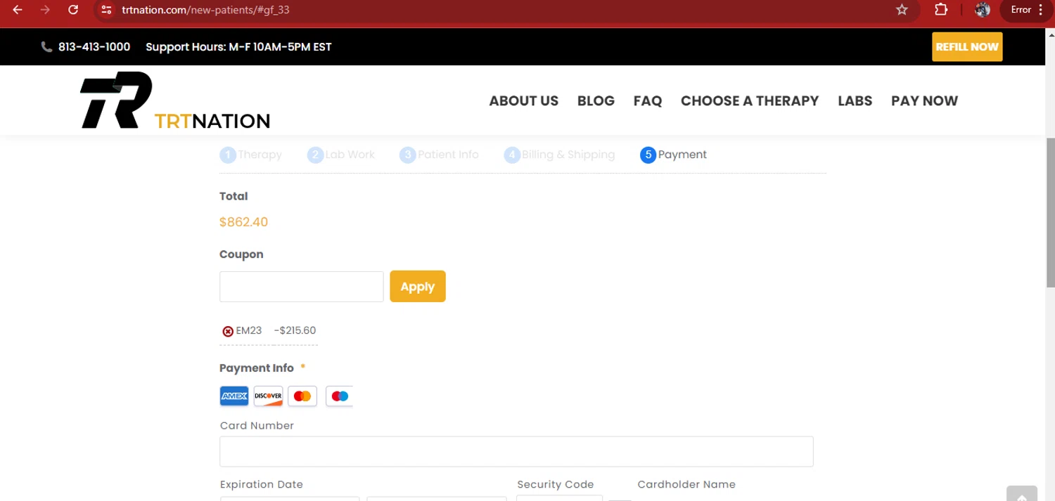 TRT Nation Coupons 20 Off October 2024