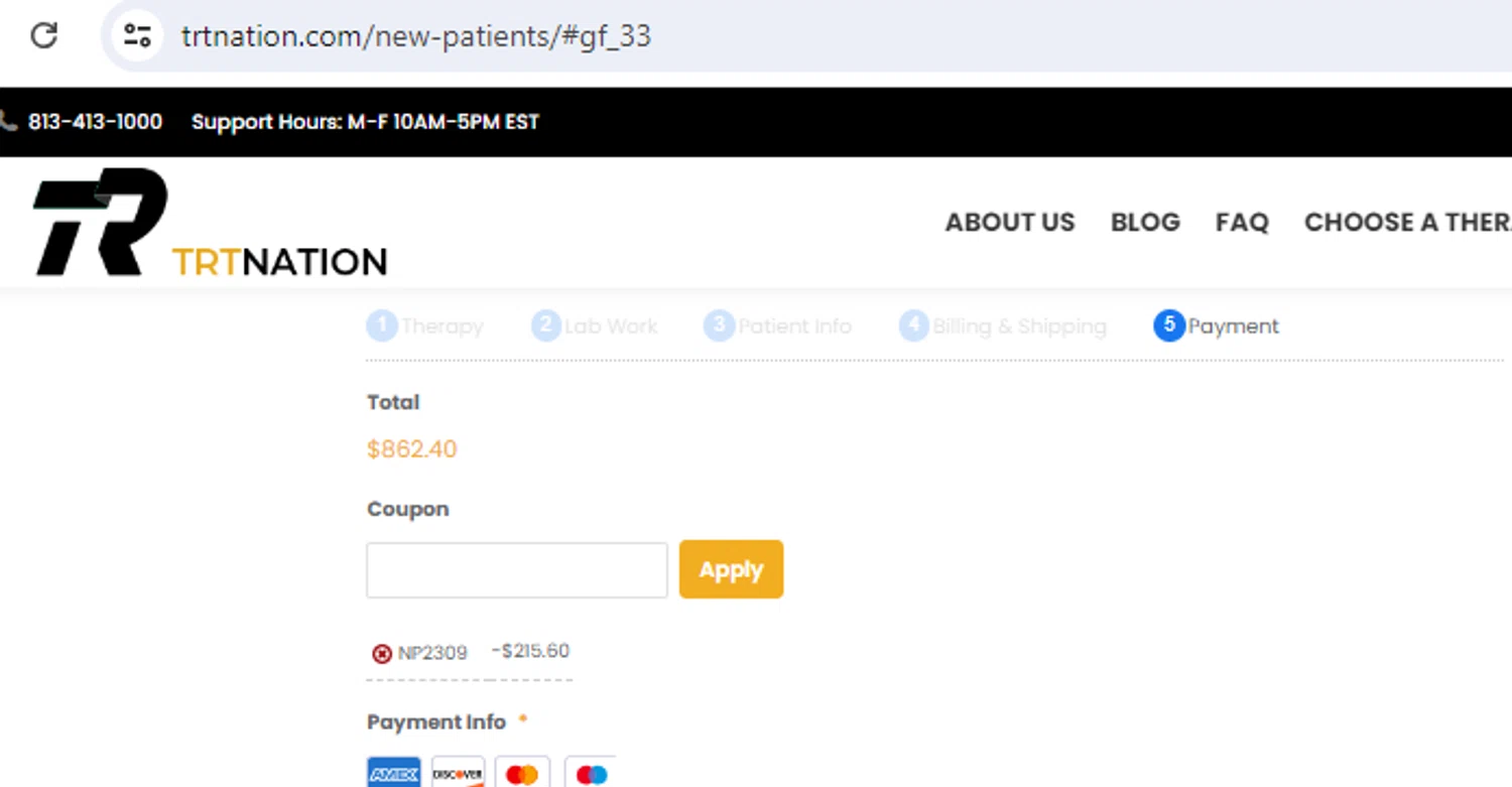 TRT Nation Coupons 20 Off October 2024