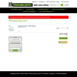 Trucking Depot coupon verification screenshot