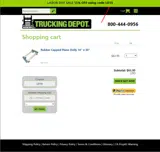 Trucking Depot coupon verification screenshot
