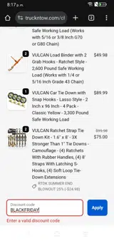 BLACKFRIDAY coupon verification screenshot