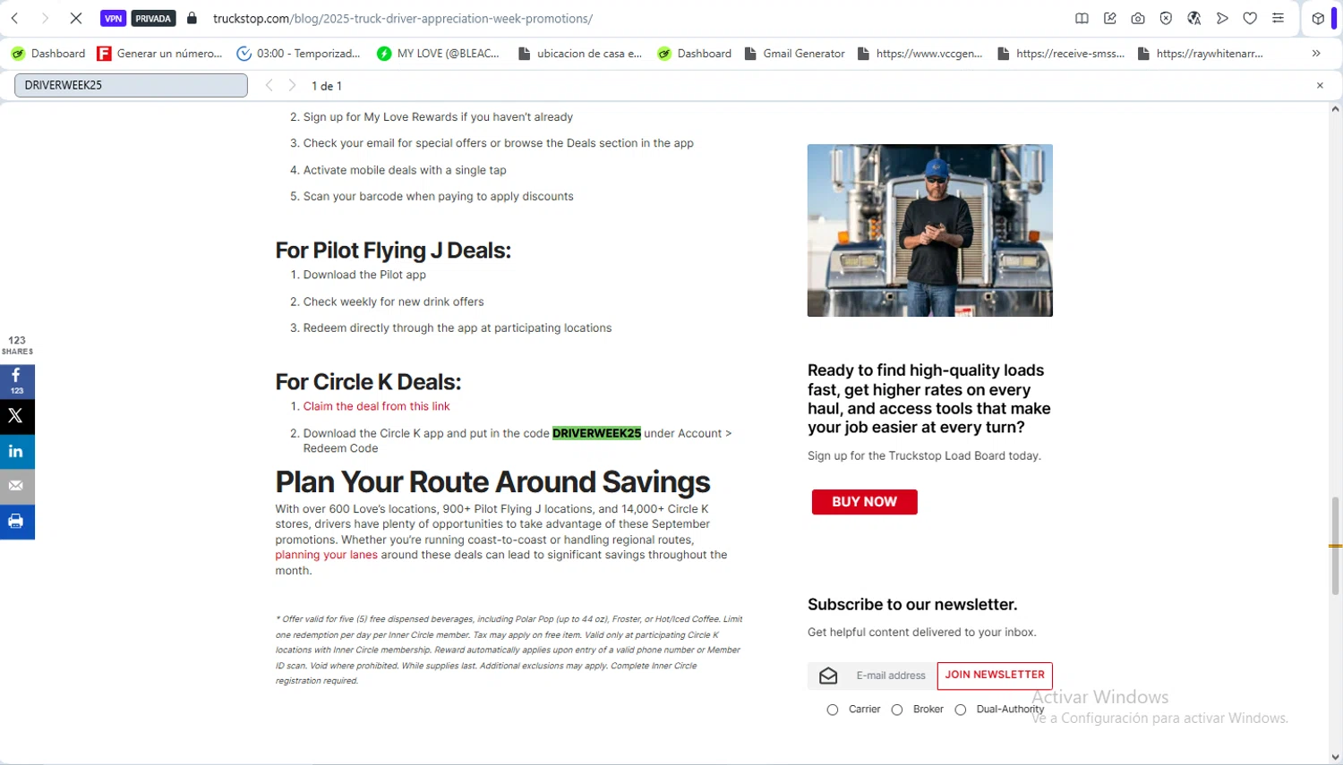 TRUCKSTOP checkout page showing TRUCKSTOP promo code box | Screenshot taken by SimplyCodes community member on Jan 28, 2026