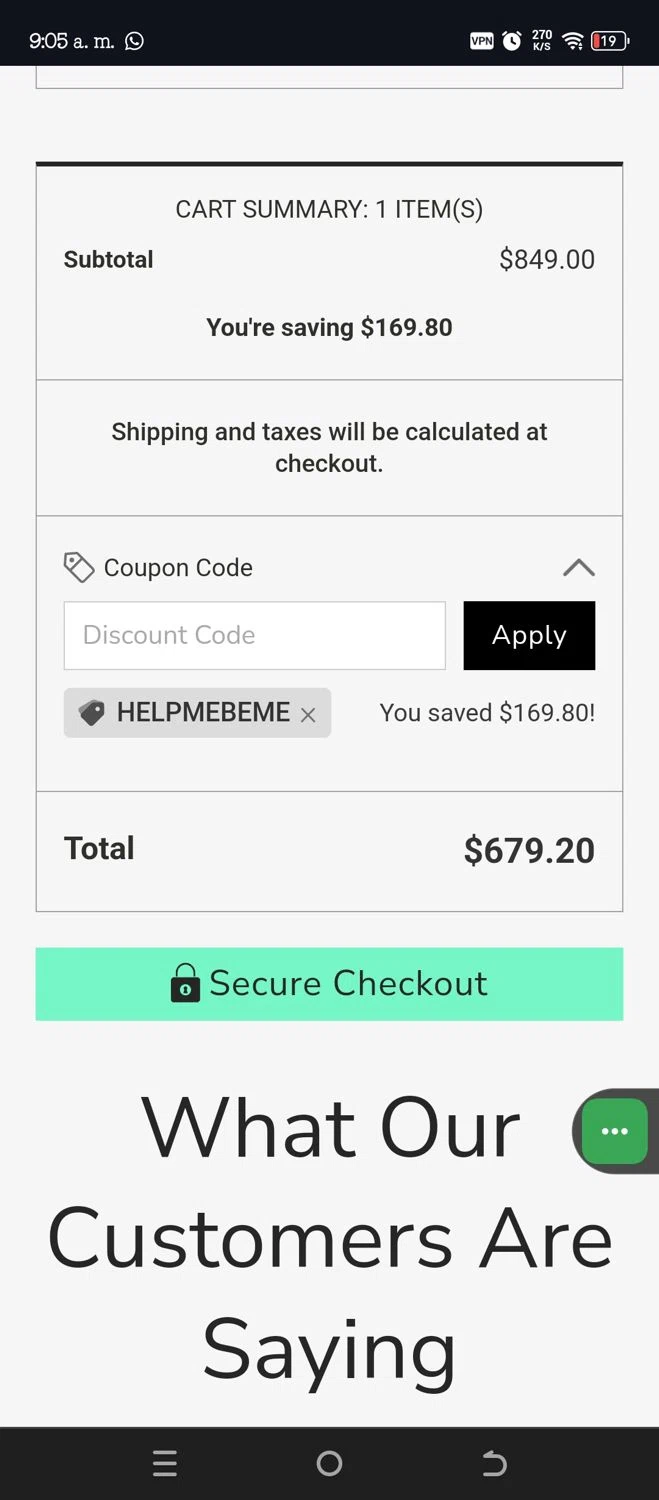 TruDiagnostic discount code screenshot showing code HELPMEBEME applied at TruDiagnostic checkout page. Uploaded by SimplyCodes community member Janny2 on Nov 24, 2025