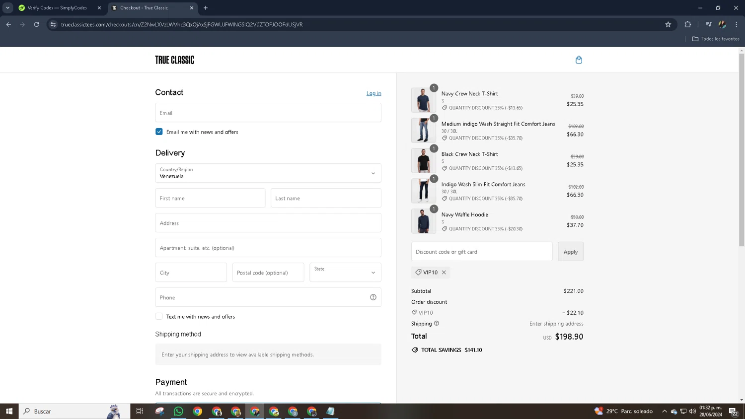 True Classic Tees Discount Codes 20 Off August 2024