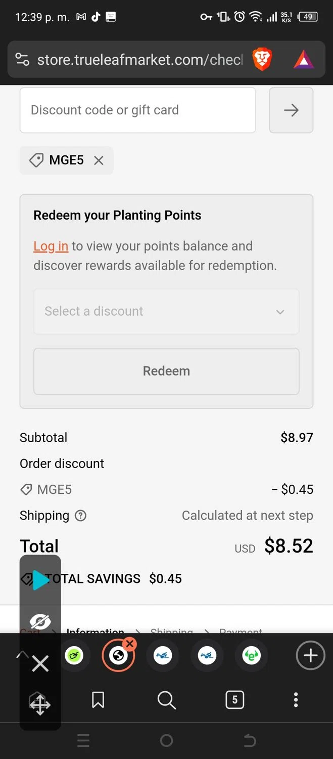 True Leaf Market Coupons 5 Off October 2024