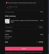 ENR10 coupon verification screenshot