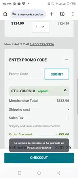 Stillyours10 coupon verification screenshot