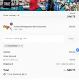 HOTDEALS15 coupon verification screenshot