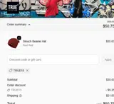 TRUE15 coupon verification screenshot