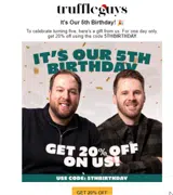 5THBIRTHDAY coupon verification screenshot