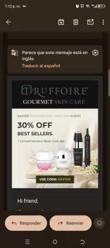 Easter coupon verification screenshot