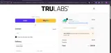 Trulabs coupon verification screenshot