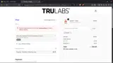 Trulabs coupon verification screenshot