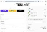 Trulabs coupon verification screenshot