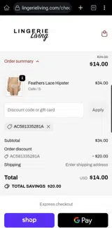 COMPARTEPANTALL coupon verification screenshot