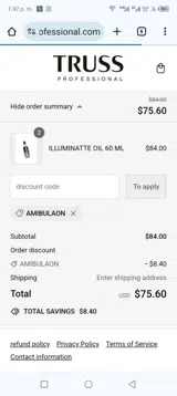 AMIBULAON coupon verification screenshot