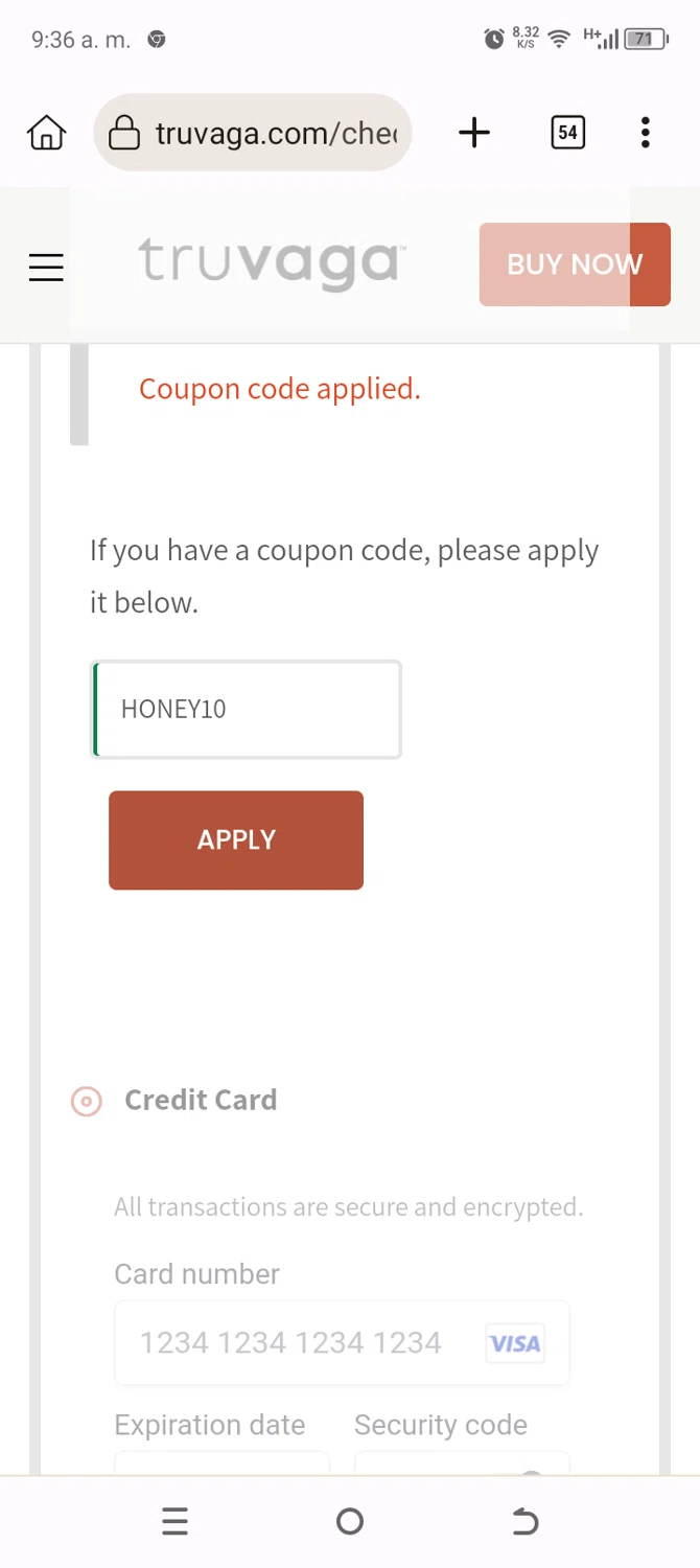 how to use Truvaga coupons