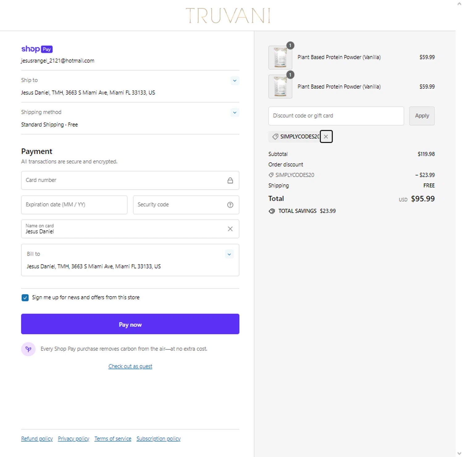 Truvani Discount Codes 20 Off September 2024