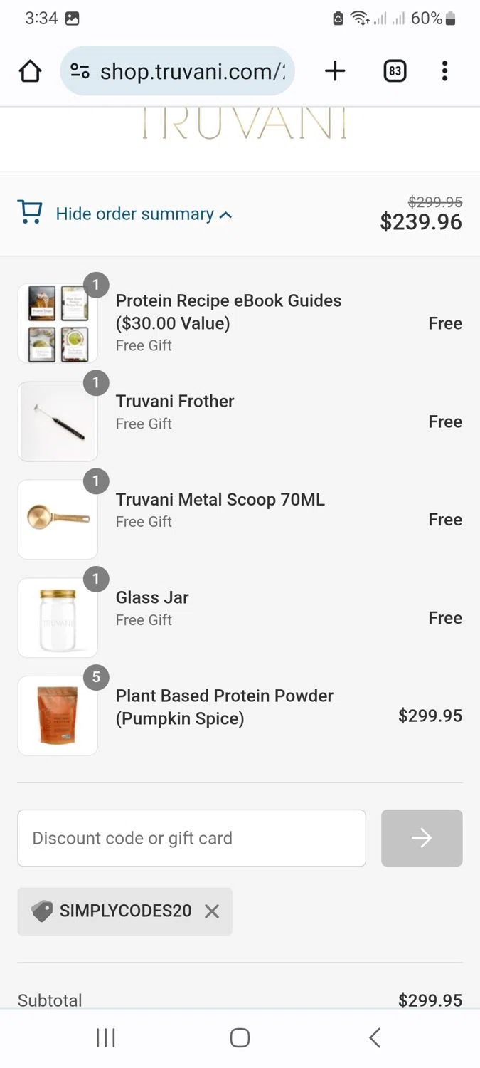 how to use Truvani coupons
