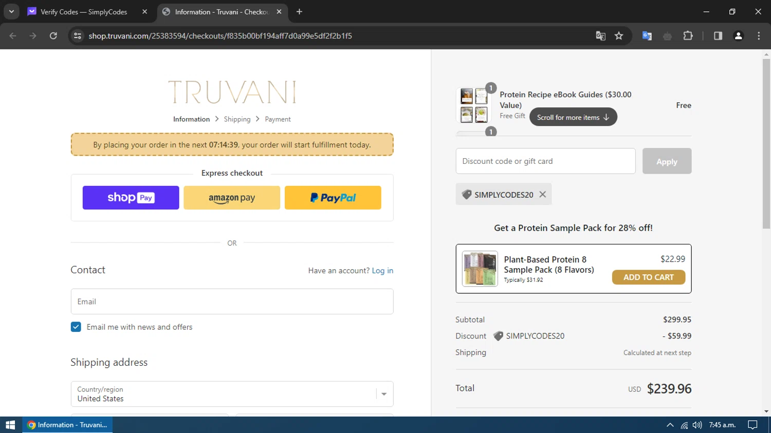 Truvani Discount Codes 20 Off August 2024