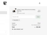 TALLOW15 coupon verification screenshot