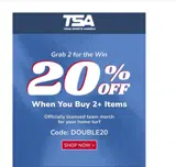 DOUBLE20 coupon verification screenshot