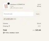 loveclub15 coupon verification screenshot