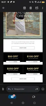 Save100 coupon verification screenshot