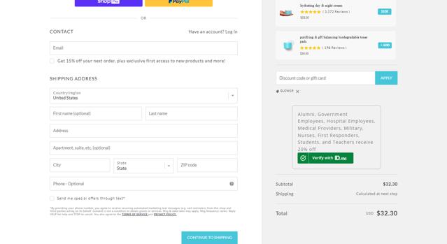Tula checkout page showing Tula promo code box | Screenshot taken by SimplyCodes community member on Apr 30, 2024