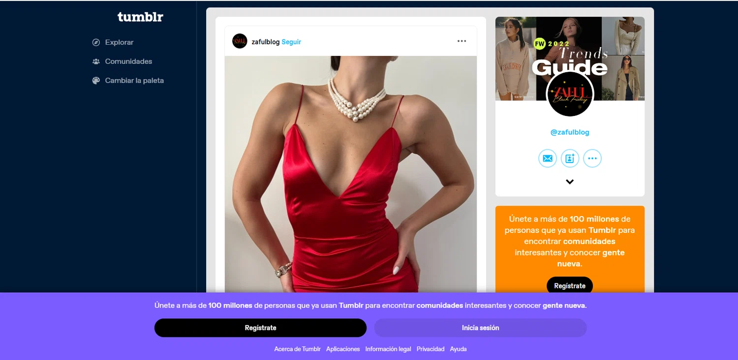 Tumblr discount code screenshot showing code ZFTB22 applied at Tumblr checkout page. Uploaded by SimplyCodes community member dimitriv on Feb 27, 2025