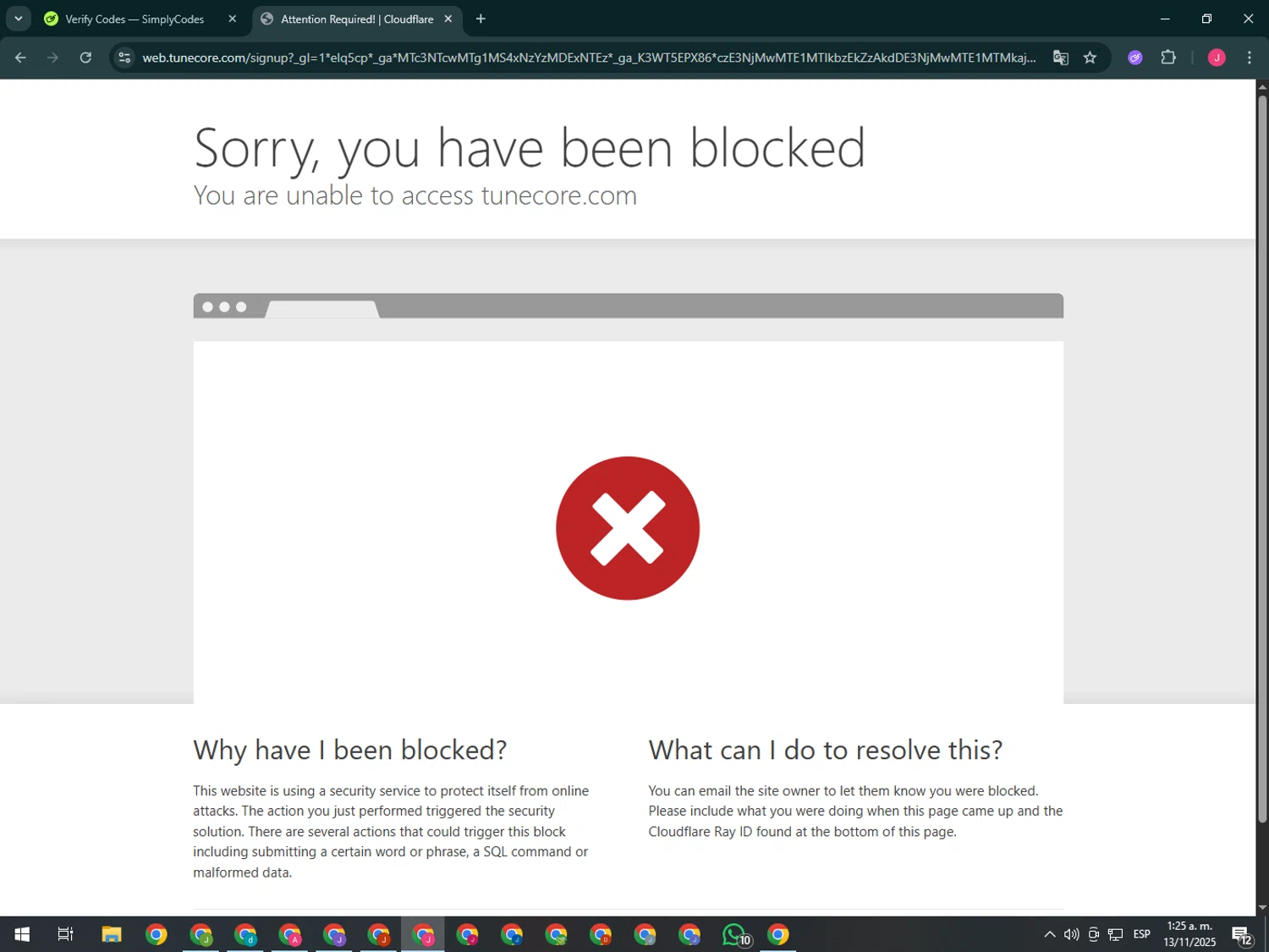 Tune Core promo code screenshot showing code FLUFFLE applied at Tune Core checkout page. Uploaded by SimplyCodes community member CleverShopper2101 on Nov 13, 2025