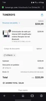 Xtra10 coupon verification screenshot
