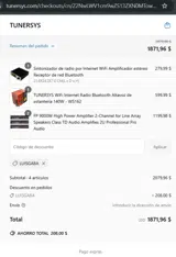 LUISGABA coupon verification screenshot