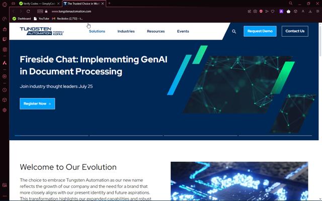 Tungsten Automation checkout page showing Tungsten Automation promo code box | Screenshot taken by SimplyCodes community member on Jul 12, 2024