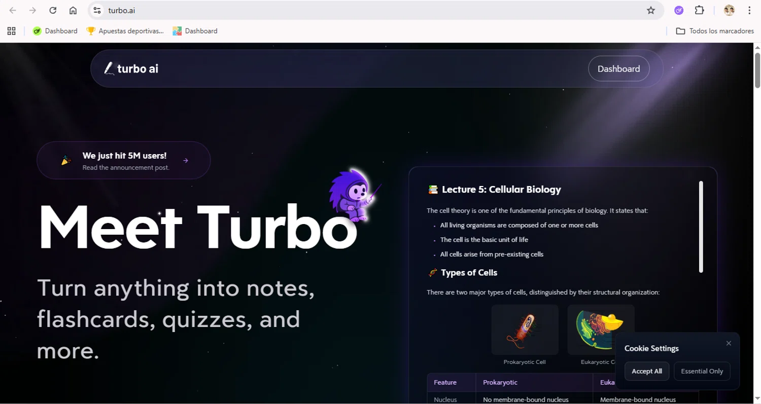 TurboLearn AI promo code screenshot showing code TURBO20 applied at TurboLearn AI checkout page. Uploaded by SimplyCodes community member LegendaryTitan9160 on Oct 31, 2025