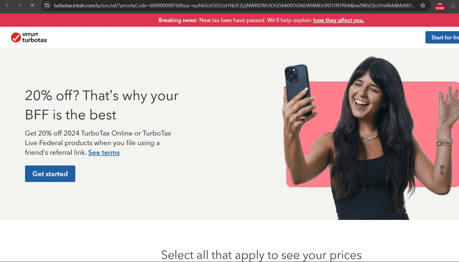 TurboTax discount code screenshot showing code 6099000987 applied at TurboTax checkout page. Uploaded by SimplyCodes community member rapiddeals on Jul 14, 2025