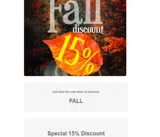 fall coupon verification screenshot