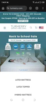 Turmerry coupon verification screenshot