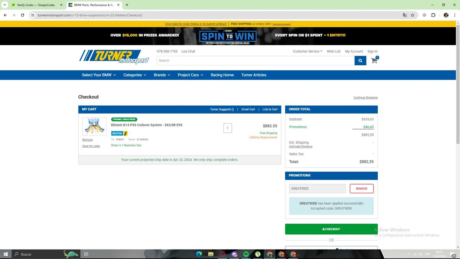 Turner Motorsport Promo Codes 5 Off September 2024