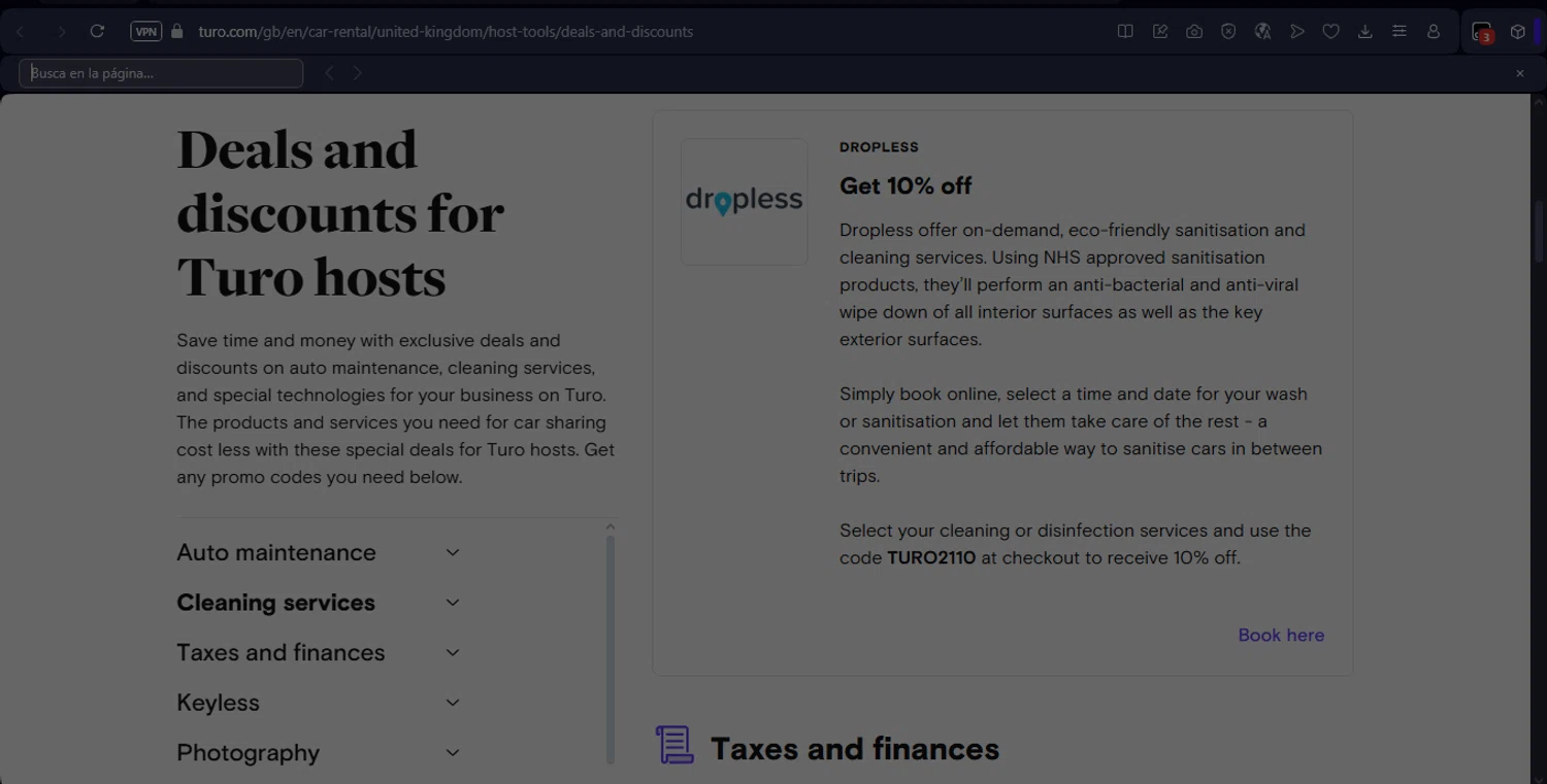 Turo promo code screenshot showing code TURO2110 applied at Turo checkout page. Uploaded by SimplyCodes community member LukaModric on Aug 2, 2025