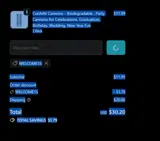 WELCOME15 coupon verification screenshot