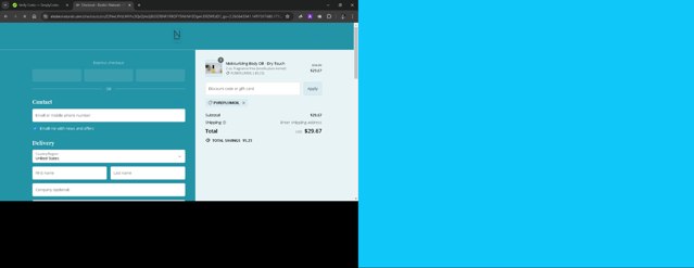 Tushy checkout page showing Tushy discount code box | Screenshot taken by SimplyCodes community member on Jun 16, 2024