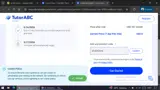 TutorABC coupon verification screenshot