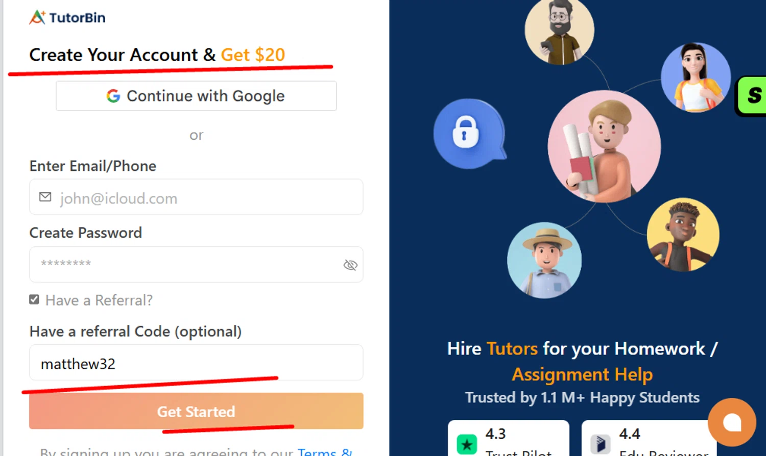 TutorBin promo code screenshot showing code matthew32 applied at TutorBin checkout page. Uploaded by SimplyCodes community member paola49520 on Oct 6, 2025