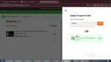 Tutorials Point coupon verification screenshot
