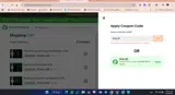 Tutorials Point coupon verification screenshot